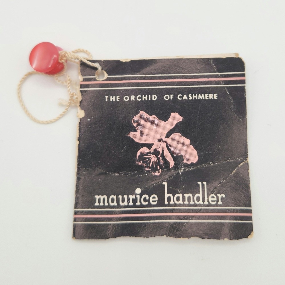 Vintage 1950's Maurice Handler Orchid of Cashmere replacement Buttons Pink